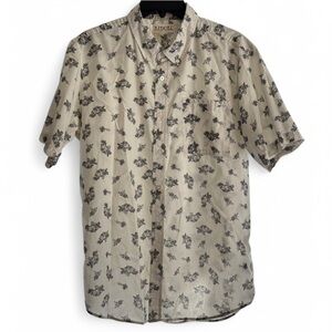 Men's Cream Floral Shirt (Ezekiel)